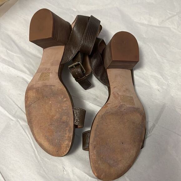 MADEWELL ALICE BROWN LEATHER SANDALS SIZE 6 - Picture 3 of 4